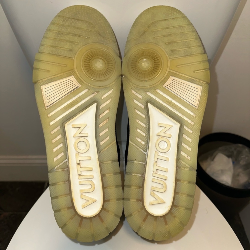 Louis Vuitton Black & Gray Sneaker Trainers - Picture 11 of 11